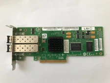 LSI DUAL PORT 4GB/S FIBRE CHANNEL PCIe CONTROLLER CARD LSI7204EP-LC WITH SFP's