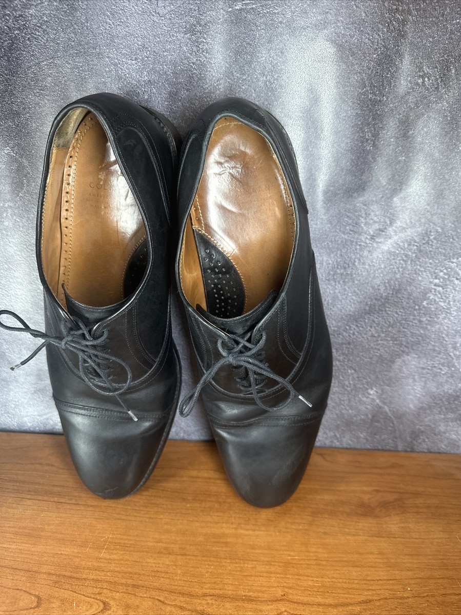 Cole Haan Grand 360 Men Black Leather Cap Toe Oxford Lace Up Dress Shoe Kneeland Cole Haan Men American Classic Kneeland Penny Loafer  main image 3