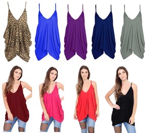 white baggy vest top