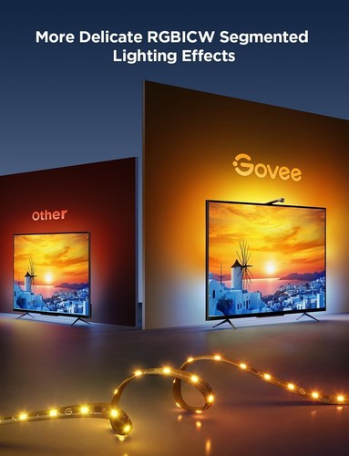 Eco-Friendly 7.8ft LED TV Backlight with Fish-Eye Correction and App Control - Picture 5 of 11
