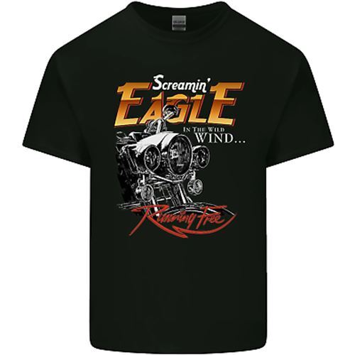 Screaming' Eagle Biker Motorbike Motorcycle Kids T-Shirt Boys Girls - Zdjęcie 1 z 3