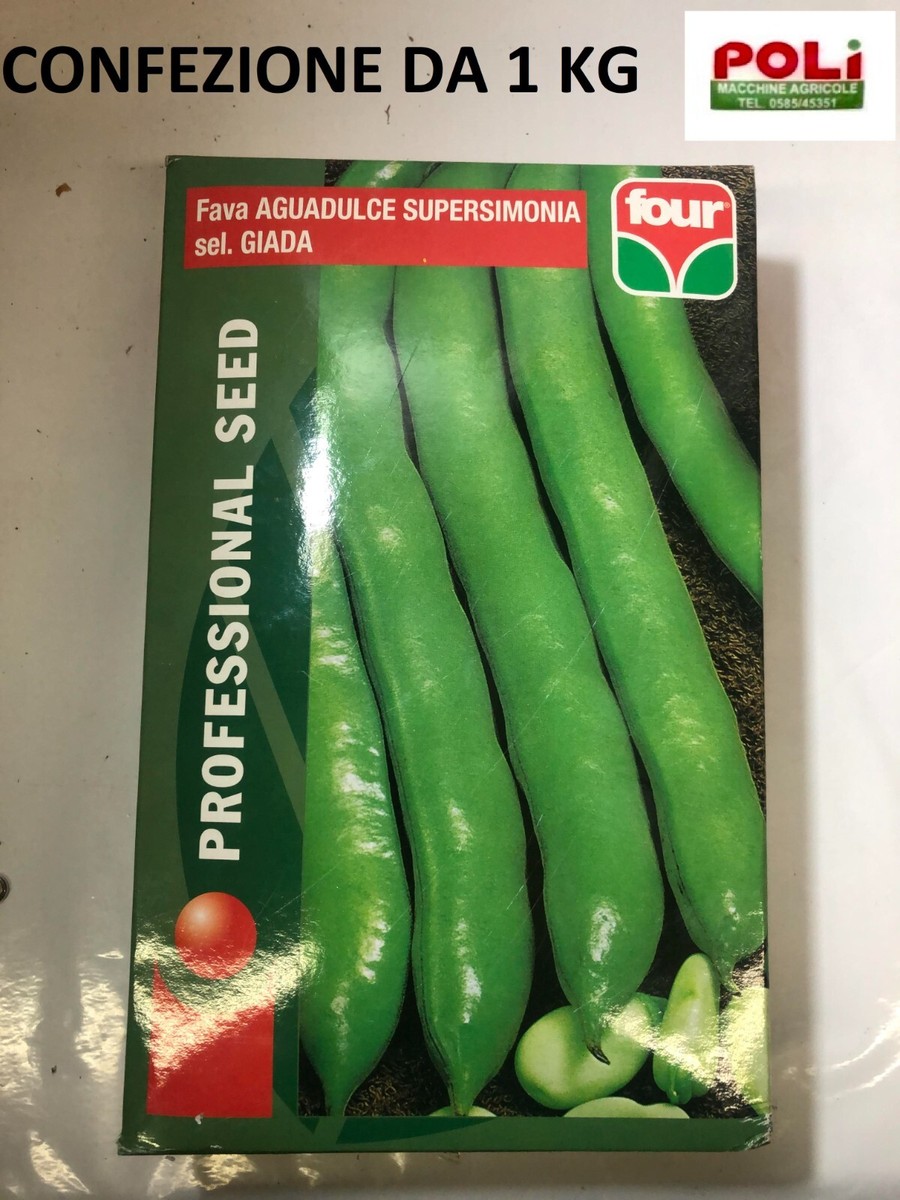 Semi Di Fave Biologiche Germisem Aguadulce | 80 G, Resistenti Al Gelo, Semina Febbraio-aprile, Fiori Tagliati