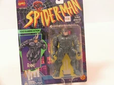 Rhino Spider Man Animated Series Marvel Comics 5.5" Figure by Toy Biz 1994 NOC!