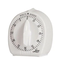 LUX Mute Minder Mechanical Plastic Kitchen Timer