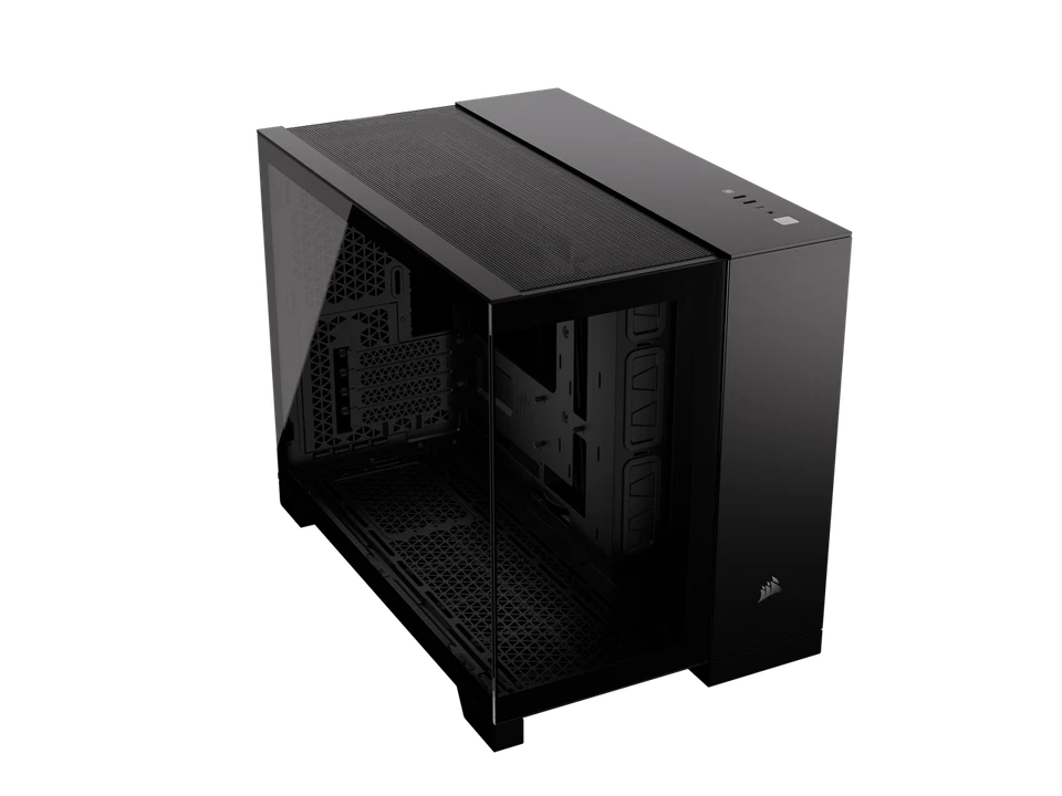 CORSAIR 2500X Micro ATX Dual Chamber PC Case –Tempered Glass Front Panels – Fits - Image 2 of 4