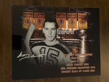 Boston Bruins Milt Schmidt Autographed 8x10 Photo