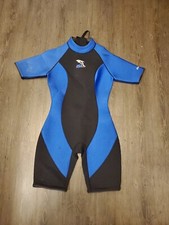 Ist Proline Black Blue Scuba Surf Wet Suit Size 7