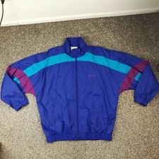 Vintage Adidas Jacket Colorblock Windbreaker Trefoil Logo Mesh Lined Mens Large