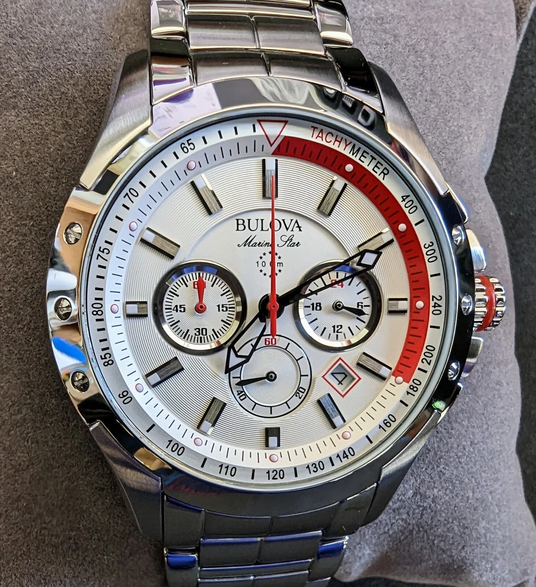 Bulova marine hotsell star white face