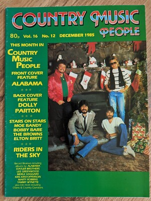 Country Music People magazine December 1985 Alabama Parton Bandy Bare Britt