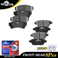 Front And Rear Ceramic Brake Pads For 2006-2012 Ford Fusion Lincoln Mkz Mazda 6 Front And Rear Ceramic Brake Pads For 2006-2012 Ford Fusion Lincoln Mkz Mazda 6
