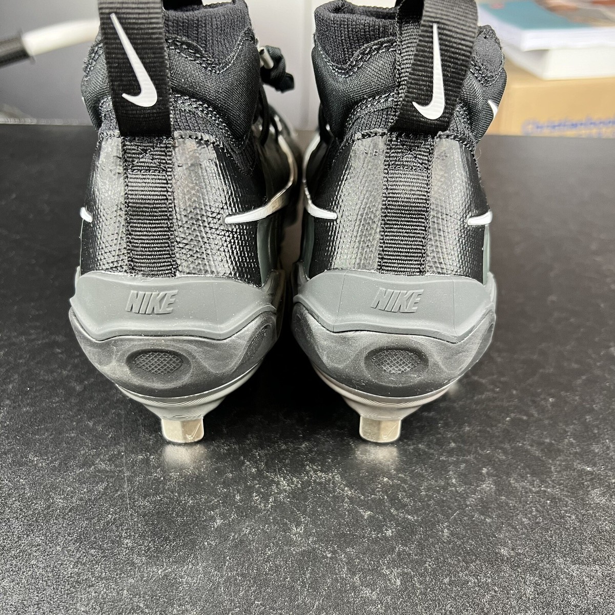 Nike Alpha Huarache NXT Black Grey Baseball Cleats DJ6517-010 Sz 7.5 NEW NEW Size 7.5 Nike Alpha Huarache NXT Black Metal Baseball  main image 3
