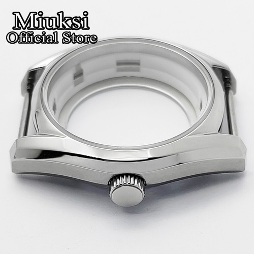 Miuksi 40mm watch case sapphire glass for NH35 NH36 ETA 2824 PT5000 movement - Picture 2 of 12