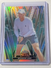 BRENDON LONG 2024 Leaf Metal Pickleball #9 Prismatic Water 10/25 (H4)