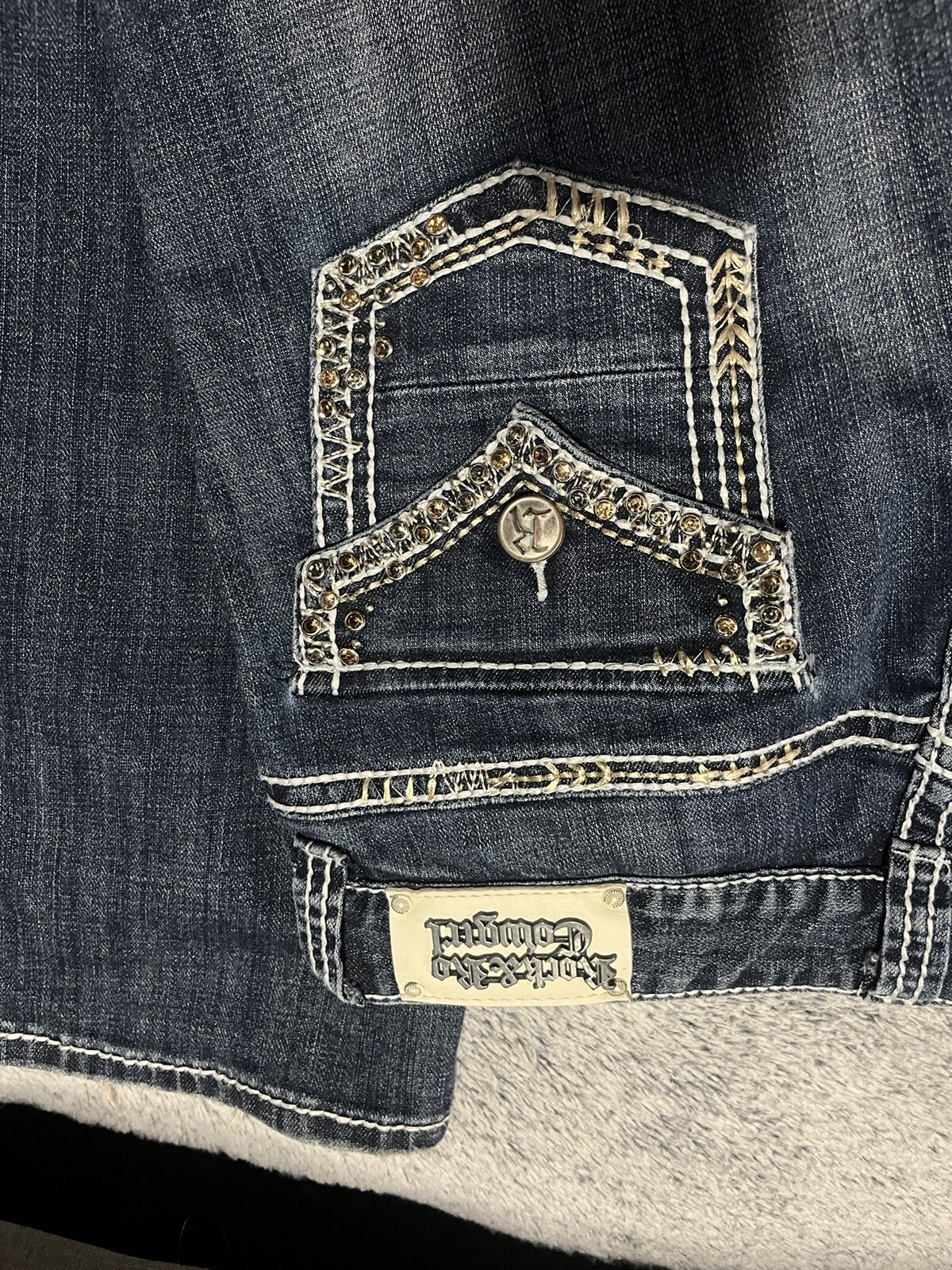 Rock and Roll Cowgirl Jeans 29x36 - image 3