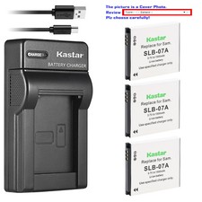 Kastar Battery Slim Charger for Samsung SLB-07A SLB-07B Samsung TL210 Camera