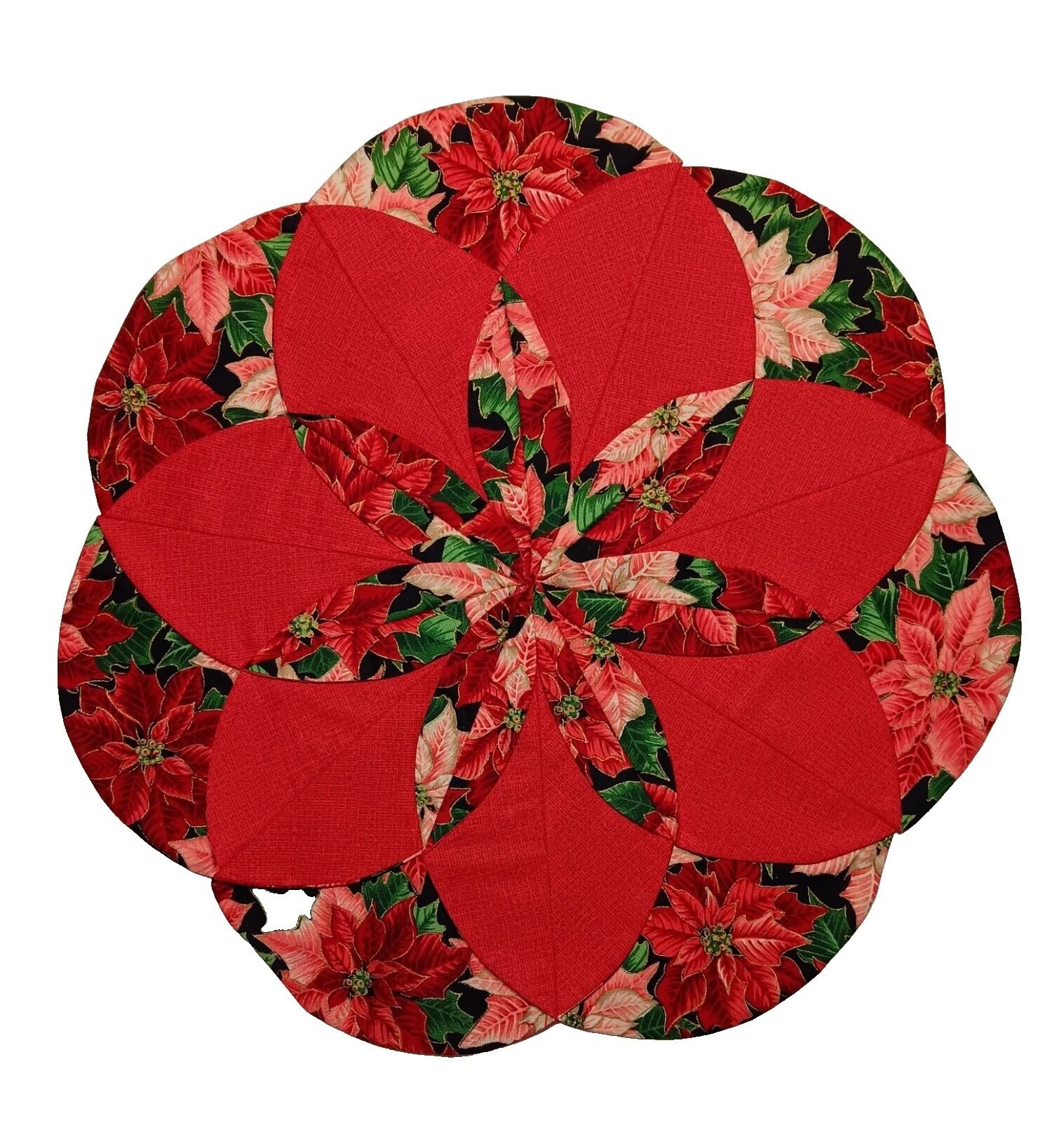 Centro de mesa de multicolor de tela y Decoración de Mesa