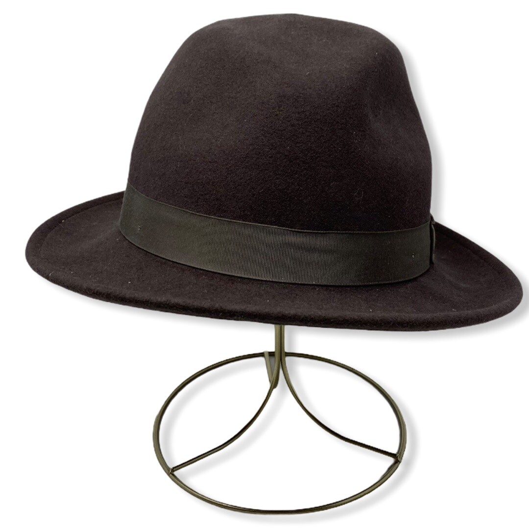 New York Hat Company Brown‎ Wool Felt Hat Medium Vintage New York Hat Co 100% Wool Felt Brown Cowboy Hat Sz  main image 3