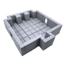Deluxe Locking Dungeon Tiles - Ancient Alcoves, Terrain Scenery 28mm 3D Printed