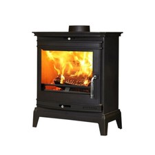 Image of Wood Burning Log Burner Multifuel Stove 7kw Portway Rochester Defra Eco Design
