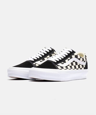 靴 VANS Old Skool 36 Checkerboard Black/Off Vans Old Skool 36 Checkerboard Black Off White VN000CQD2BO Men's