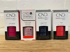 CND Shellac Color Coat / Top UV LED Gel Nail Polish 0.25oz [YOUR CHOICE] 