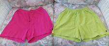 Catalina Womens Elastic Waist  Drawstring Athletic Shorts Lot of 2 Size M 8/10