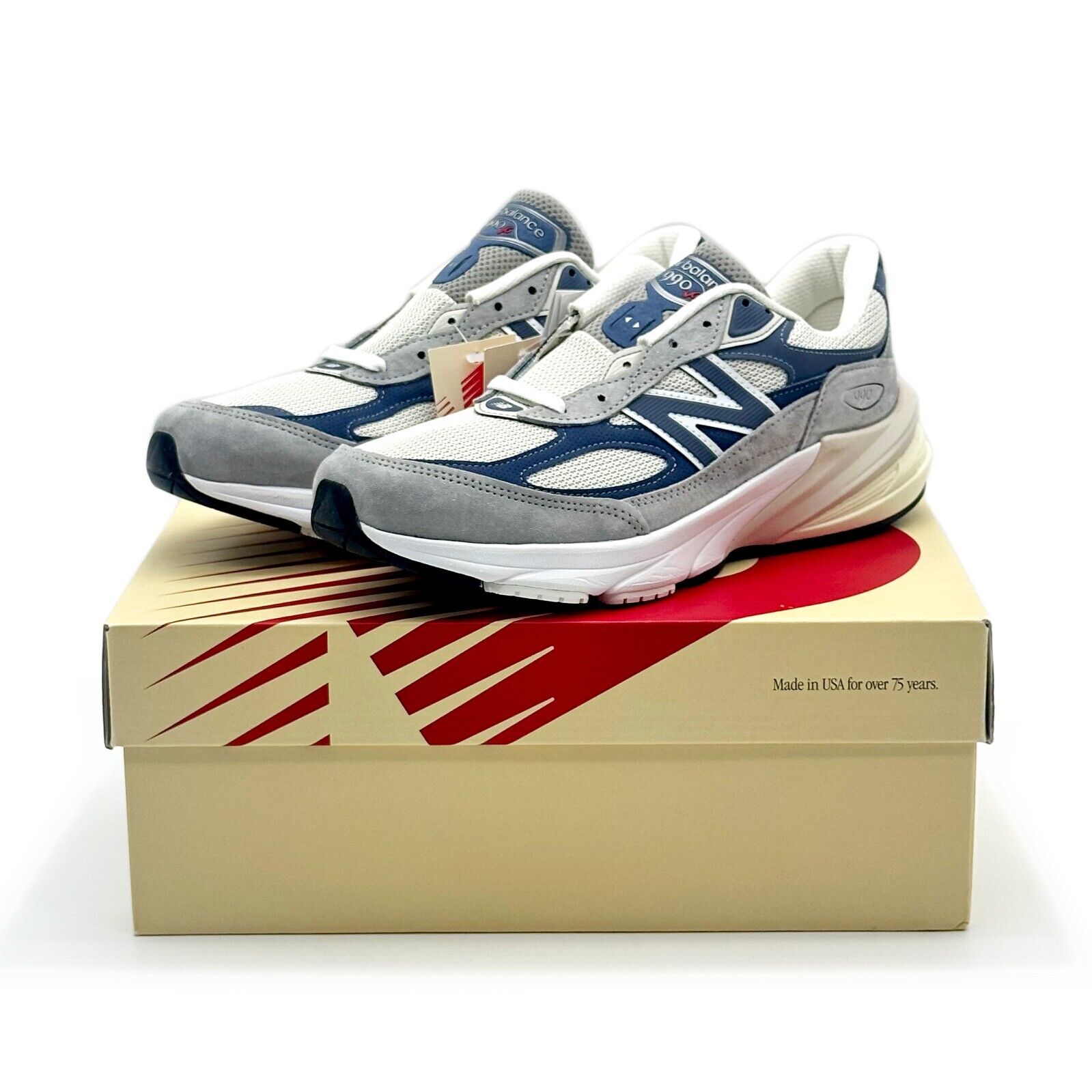 U990TC6 New Balance 990V6 Gray Navy Light Gray Made in USA | eBay