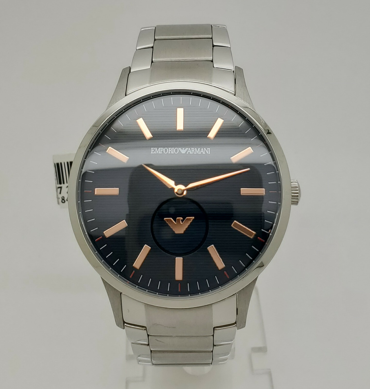 Emporio Armani Renato Quartz Blue Dial 43mm Men's Watch AR11137 for sale  online | eBay