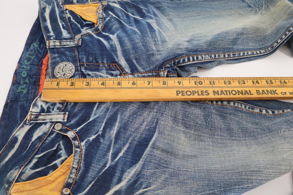 Vintage Riobera Japan Denim Flare Y2K Jeans Distressed