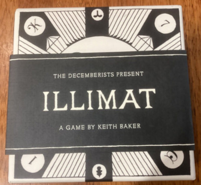 The Decemberists Present ILLIMAT Board/Card Game Keith Baker 2-4 Players