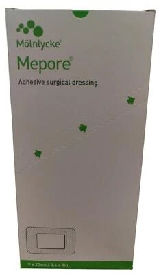 Mepore Dressings Self Adhesive Sterile Cuts Wounds First Aid Plasters 9 X 20 Cm
