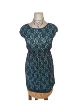 Y2k Lace Black Dress w/Free Wrap drop necklace