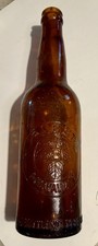 Pabst Milwaukee Beer SB&GC 1905-1910 Embossed Amber Bottle 9.75?