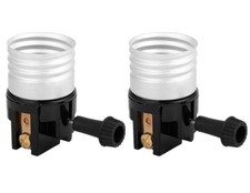3 Way Lamp Socket Replacement,E26/E27 Light Repair White