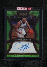 2019-20 Panini Select Signatures Neon Green Prizm 67/99 Juwan Howard Auto 04dh