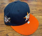 Myles Straw 2021 Astros Game Used Worn Jackie Robinson Hat 4/16/21 MLB Auth #42