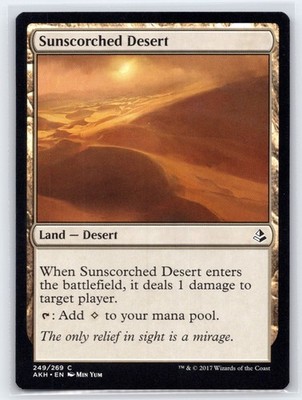 MTG LP-NP Normal Sunscorched Desert 249 C Amonkhet