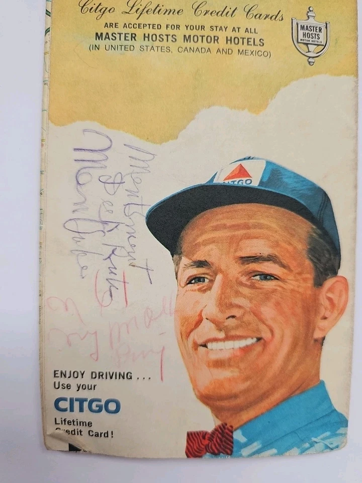 Citgo Promo MAP Michigan USA 1967 Detroit And Vicinity Folding Paper - Image 3 of 4