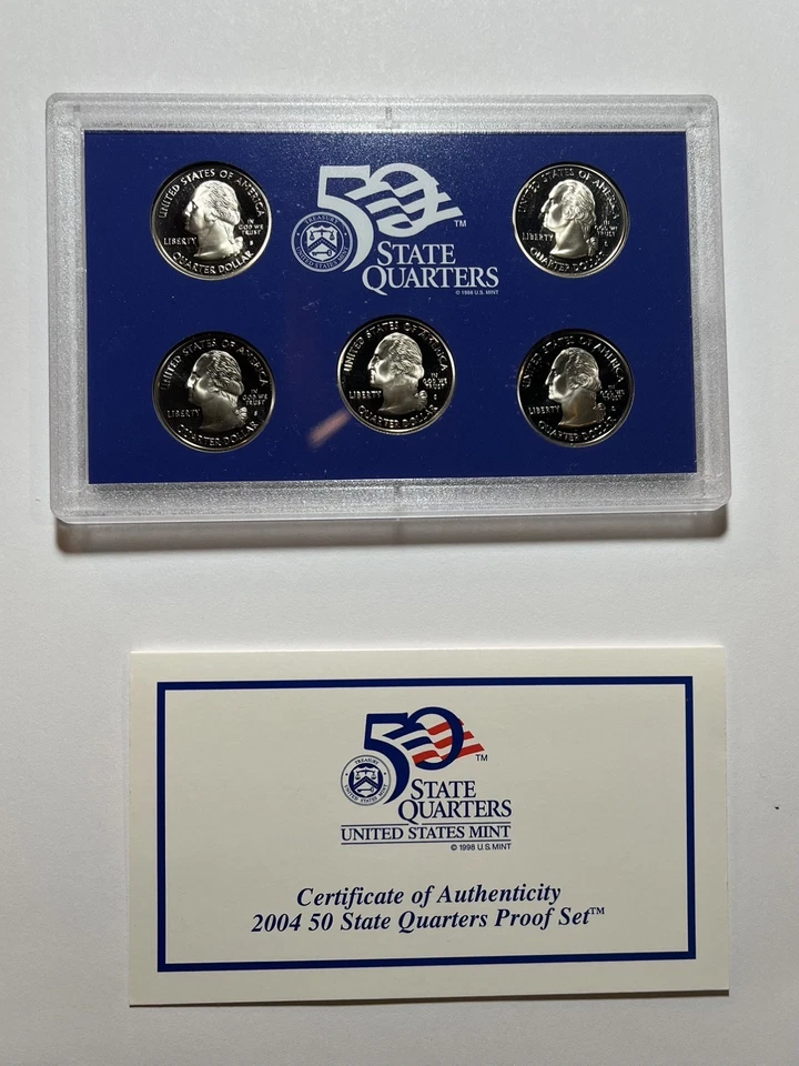 2004 United States Mint 50 State Quarters Silver Proof and Proof Sets - Image 4 of 4