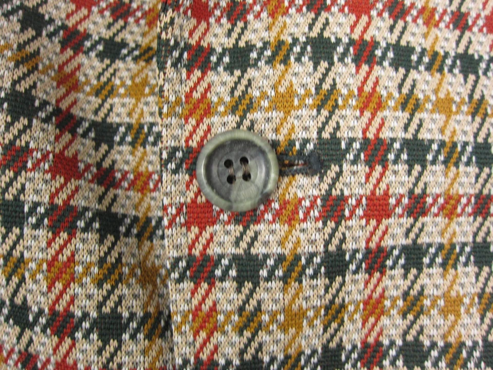Blazer Lee Wald True Vintage Para Hombres 36 Marrón Tweed Poli Chaqueta Mod Años 60 70 Discoteca Foto 4 de 4