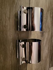 2 Pack Exhaust Muffler Clamp 2.5 Inch Stainless Steel