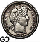 1903-O Barber Dime, Better New Orleans Issue, Uncirculated