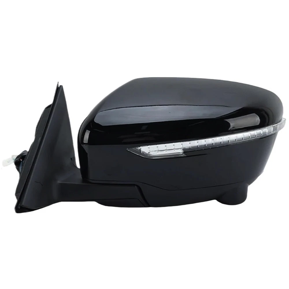 Left Driver Side Mirror w/ Camera Power Fold 13 Pin For Nissan Rogue Sport 14-19