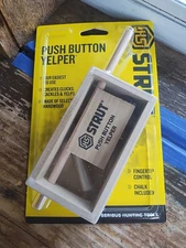 HS Strut Push Button Yelper Turkey Call Clucks Cackles & Yelps made of Hardwood