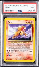 2001 POKEMON NEO REVELATION #17 ENTEI PSA 9