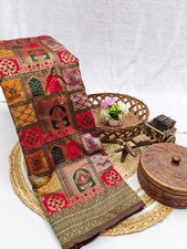 Saree Party Indian Wedding Designer Wear Blouse Sari Bollywood Ethnic Pakistani