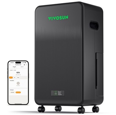 VIVOSUN Smart Luftentfeuchter APP Steuerung Hygrostat Automatisch für Growbox