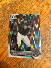2022 Bowman Draft Black & White RayWave Jose Salas #BDC-175 - Miami Marlins