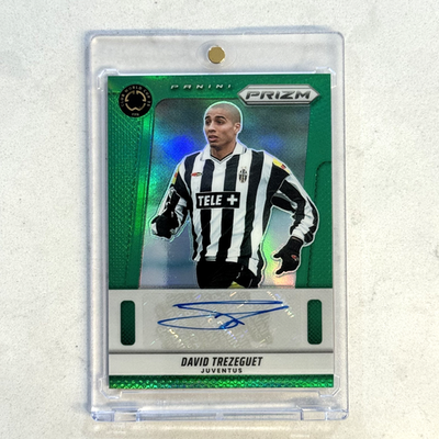 2025 Prizm FIFA Club World Cup DAVID TREZEGUET Green Prizm Auto /5